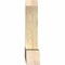 Ekena Millwork Portland Rough Sawn Timber Gable Bracket, Douglas Fir, 60"W x 30"H x 6"D x 6"F, 12/12 Pitch GBW060X30X0606POR00RDF - alternate 2